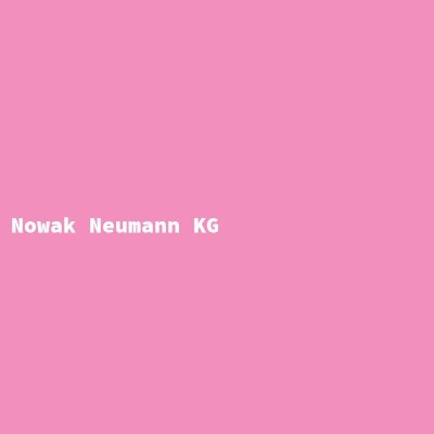 Manufacturer: Nowak Neumann KG