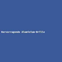 Hervorragende Aluminium-Brille