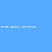 Unterhaltsame Polyamid-Tasche