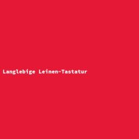 Langlebige Leinen-Tastatur