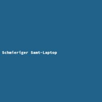 Schmieriger Samt-Laptop