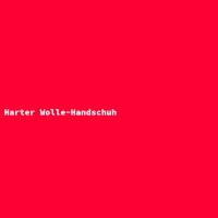 Harter Wolle-Handschuh
