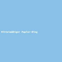 Mittelm&auml;&szlig;iger Papier-Ring