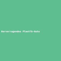 Hervorragendes Plastik-Auto