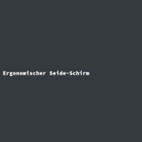 Ergonomischer Seide-Schirm