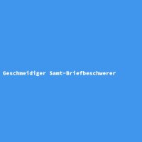 Geschmeidiger Samt-Briefbeschwerer
