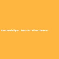 Geschmeidiger Samt-Briefbeschwerer