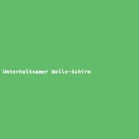 Unterhaltsamer Wolle-Schirm