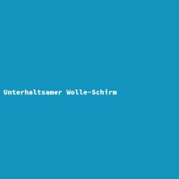 Unterhaltsamer Wolle-Schirm