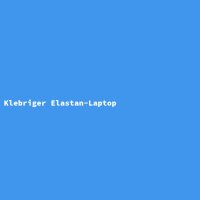 Klebriger Elastan-Laptop