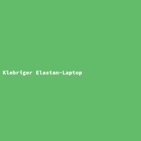 Klebriger Elastan-Laptop