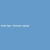 Klebriger Elastan-Laptop