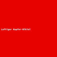 Luftiger Kupfer-Bikini