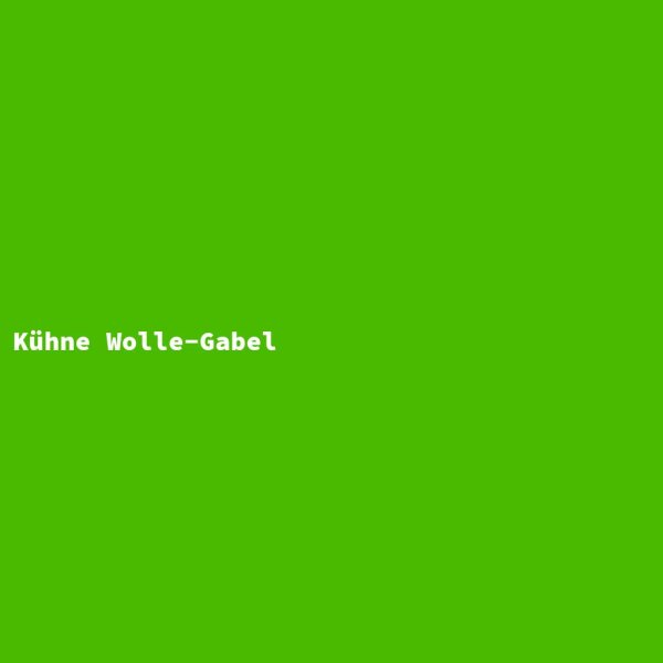 K&uuml;hne Wolle-Gabel