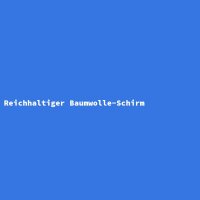 Reichhaltiger Baumwolle-Schirm