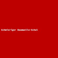 Schmieriger Baumwolle-Schal