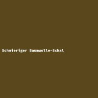 Schmieriger Baumwolle-Schal