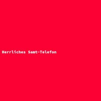 Herrliches Samt-Telefon