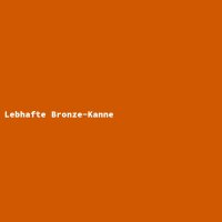 Lebhafte Bronze-Kanne
